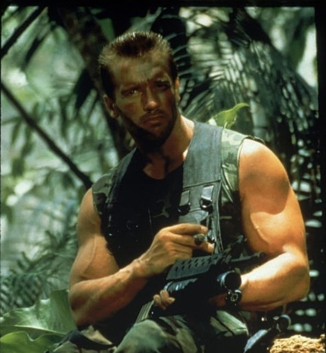 Arnold Schwartzenneger in "Predator"