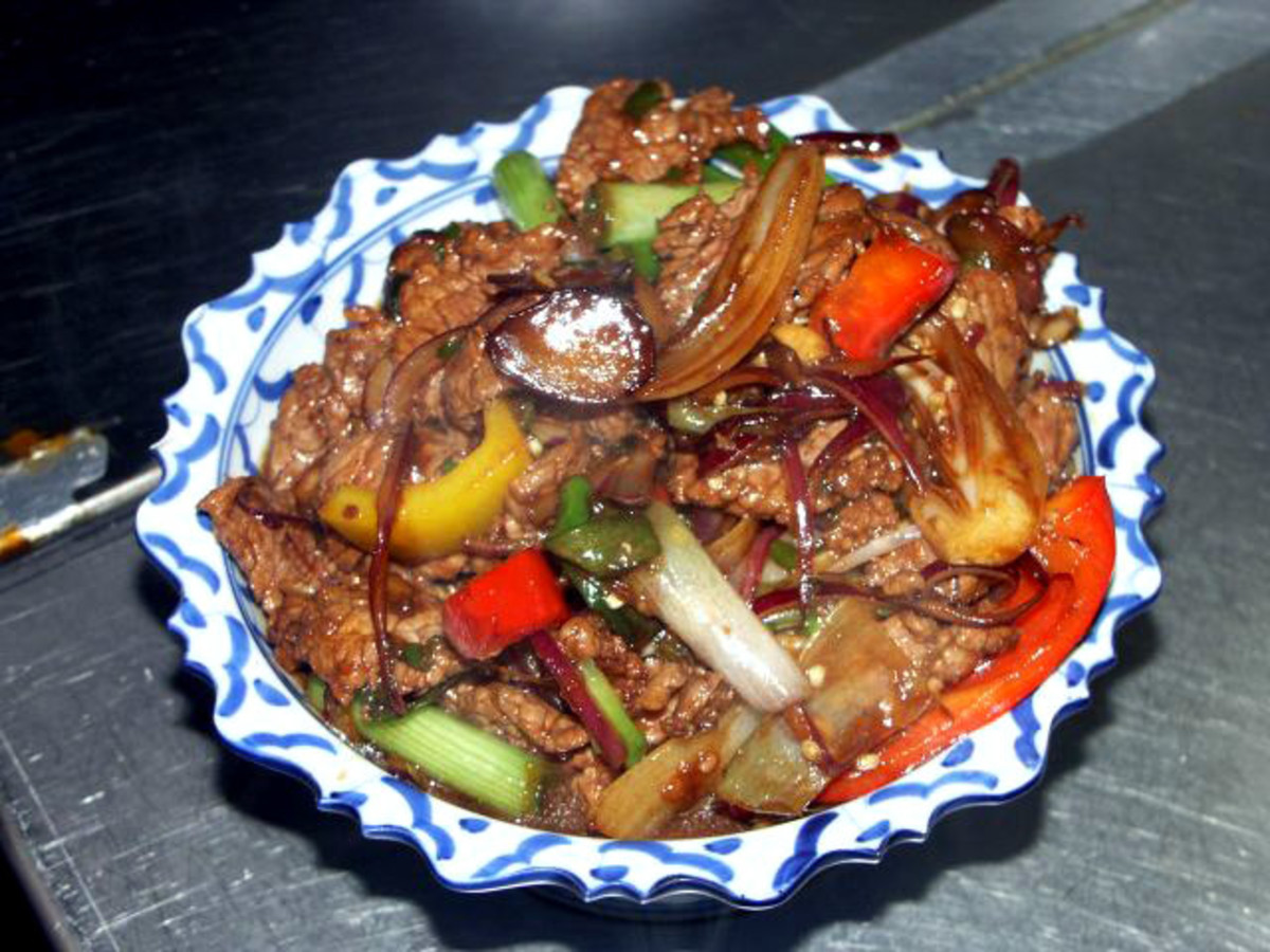 Hunan Spiced Beef Shreds (Stir-fry Beef in Chili-oil Sauce)