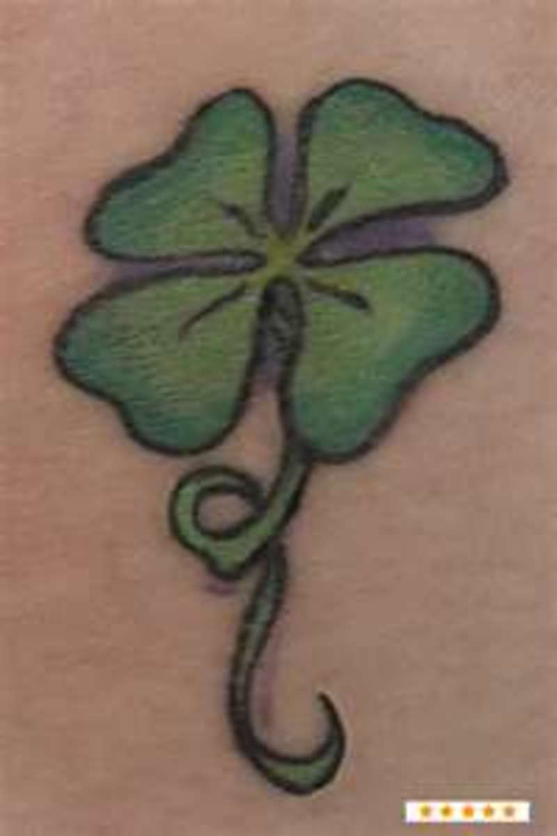 Irish Tattoos and Four Leaf Clover Tattoos