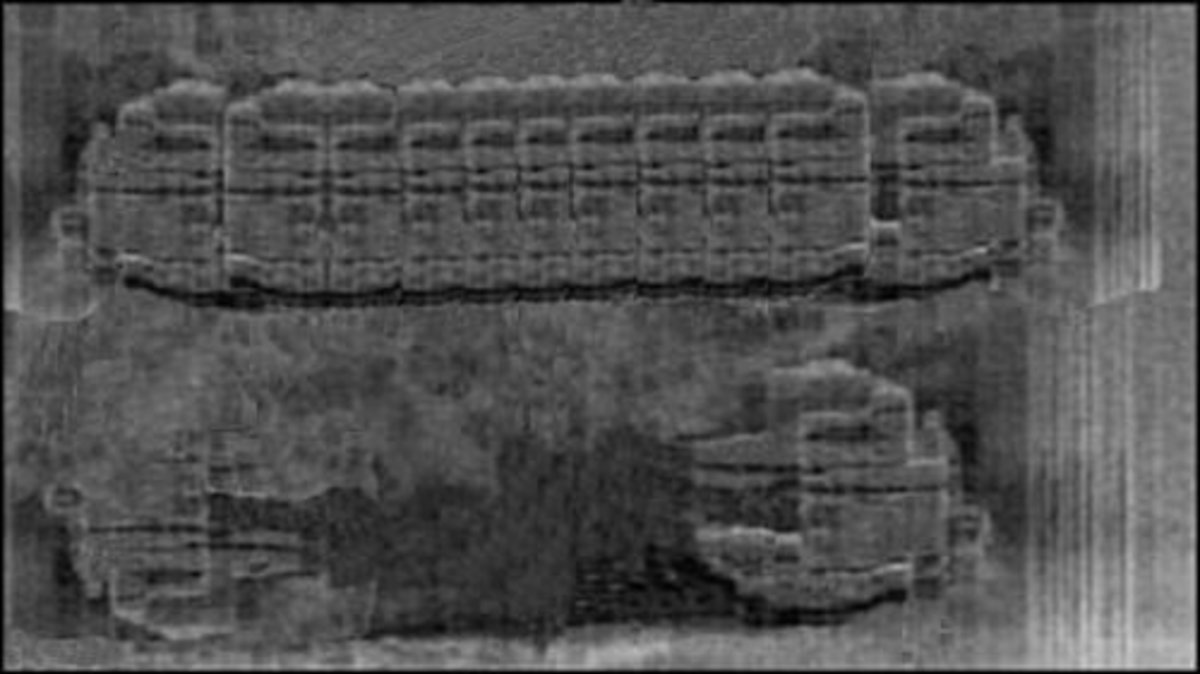 Complete Baltic Sea UFO sonar side-scan image - *See composite component image citation