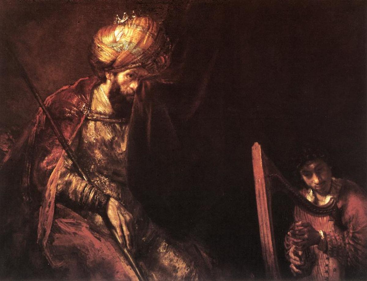 "Saul and David," by Rembrandt (between 1651 and 1658)