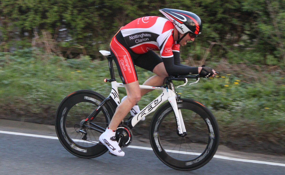 Capture time trial cyclists in their aero position for great photo's. Bike featured is a Felt DA Time Trial Frameset with Planet X carbon wheels