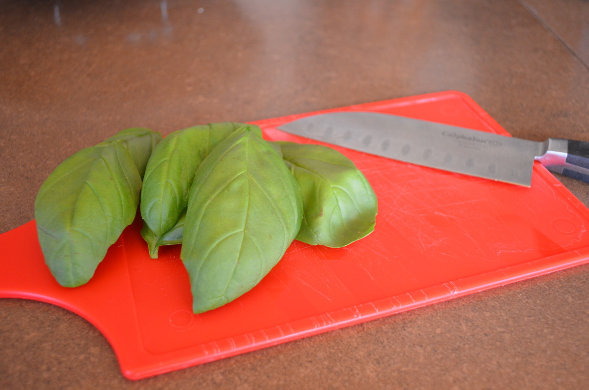 Nothing says aroma better than fresh basil leaves.