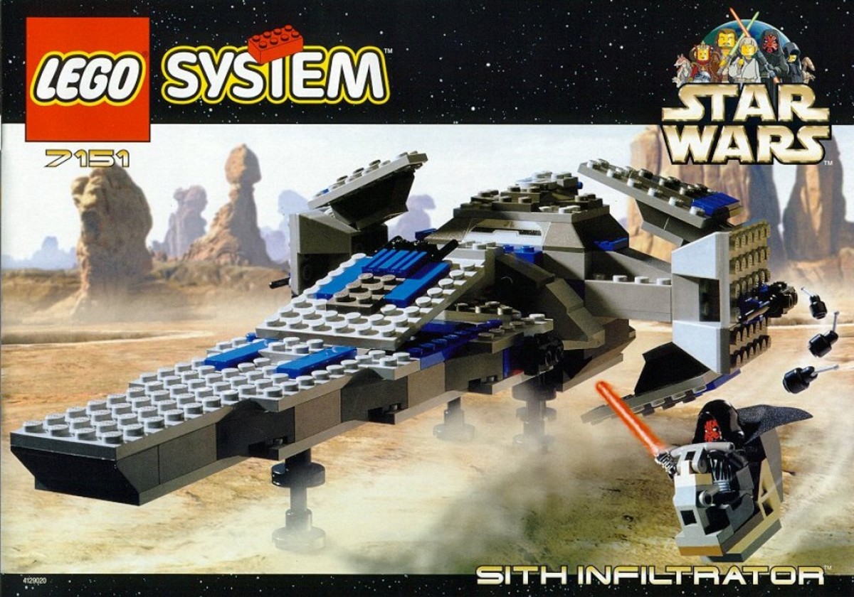 Lego Star Wars Sith Infiltrator 7151 Box