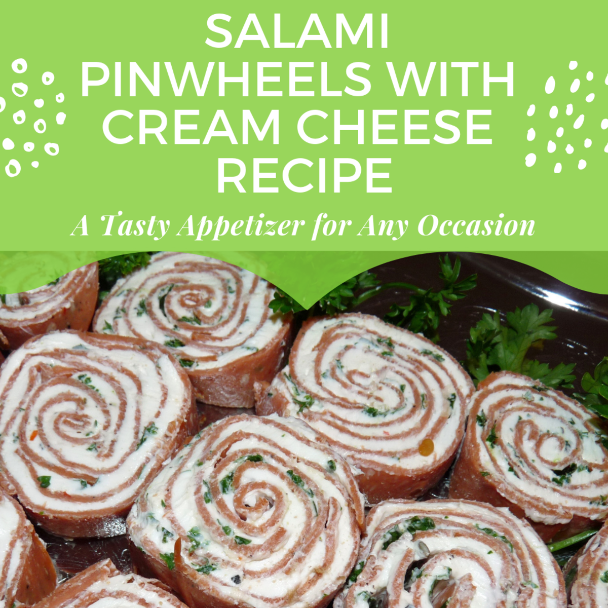 A delicious and easy recipe for Salami Pinwheels.