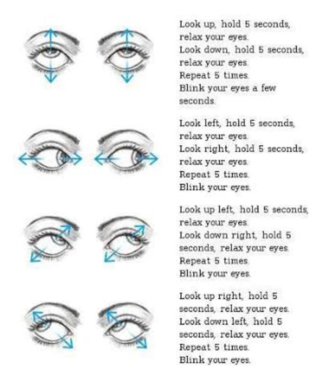 Basic eye exercises 
