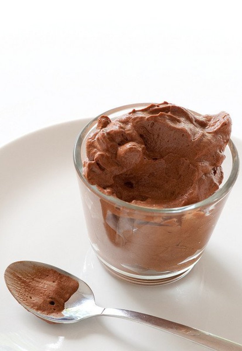 ...or eat chocolate mousse plain is fine too!