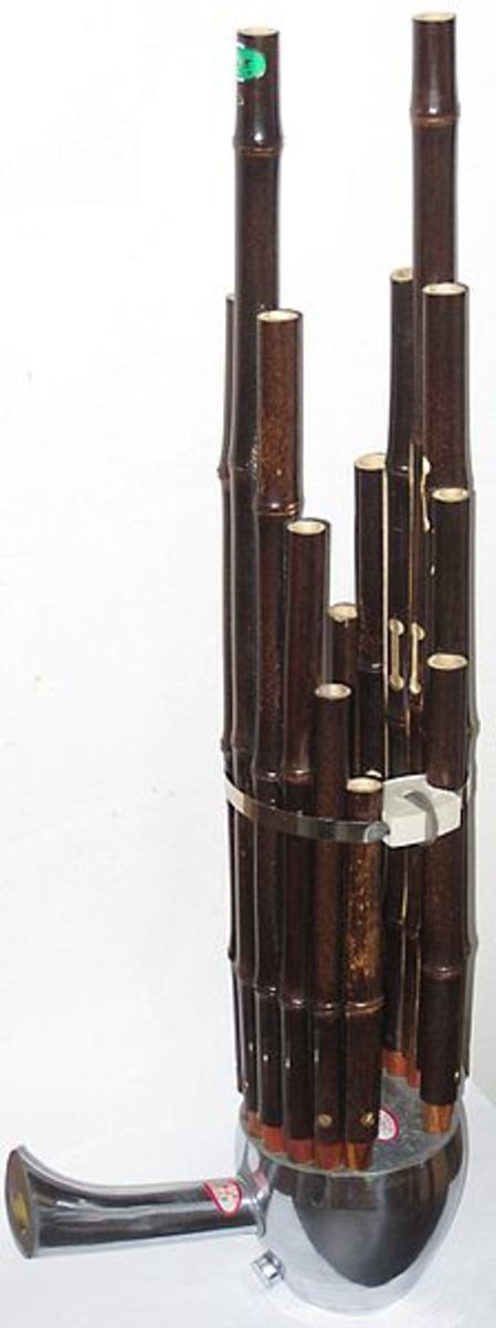 A Sheng or bamboo mouth organ