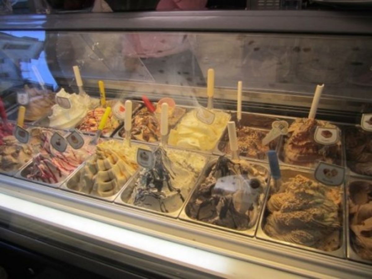 One of MANY gelato shops in Amalfi. 