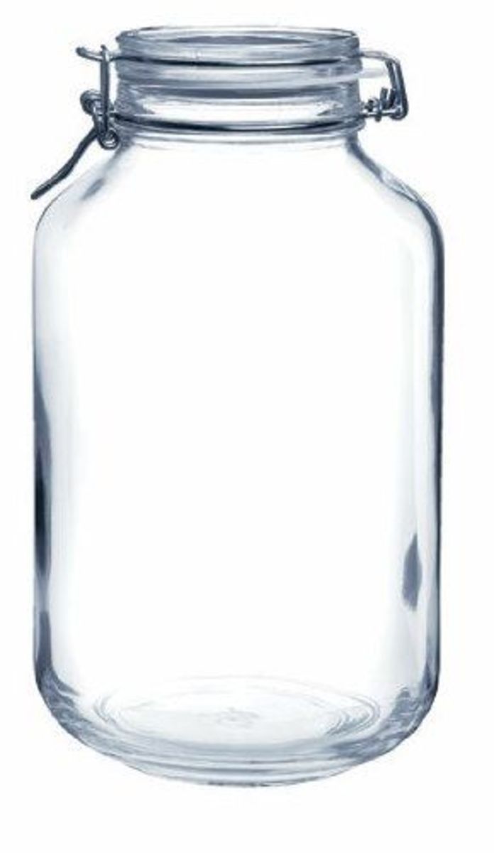 Large Glass Jar From Amazon (click photo)