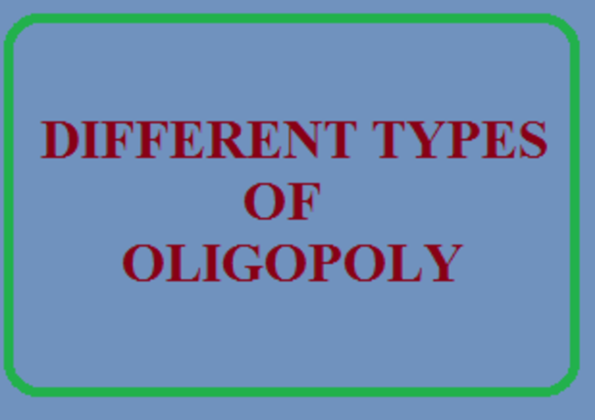 Major Types of Oligopoly Market