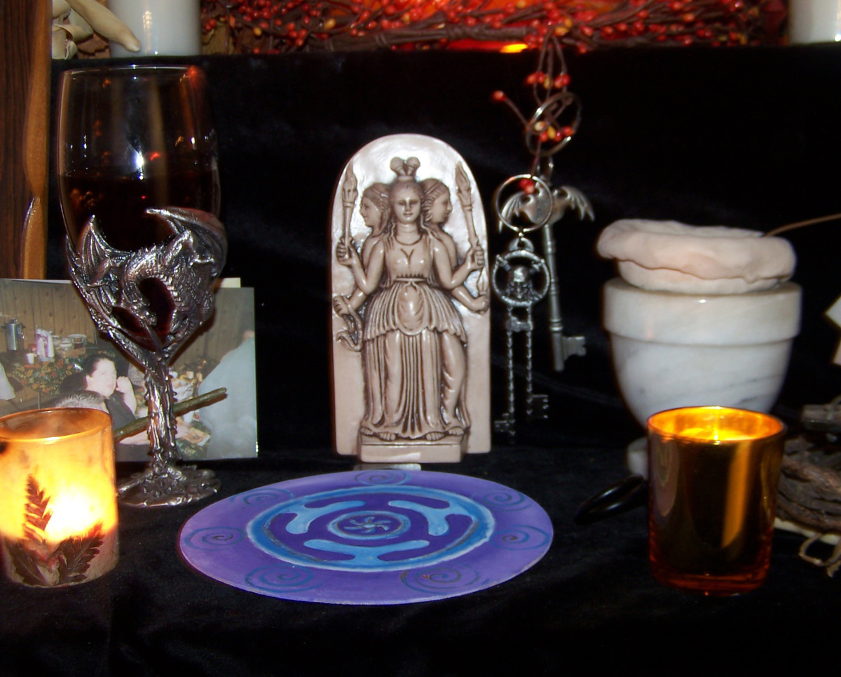 Honoring my Goddess at Samhain