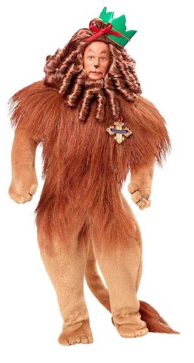 The Cowardly Lion Barbie Collectors Doll