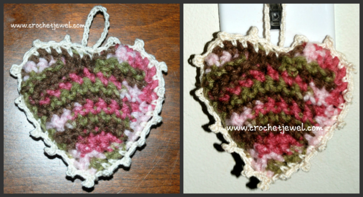 Crochet Sashet Heart