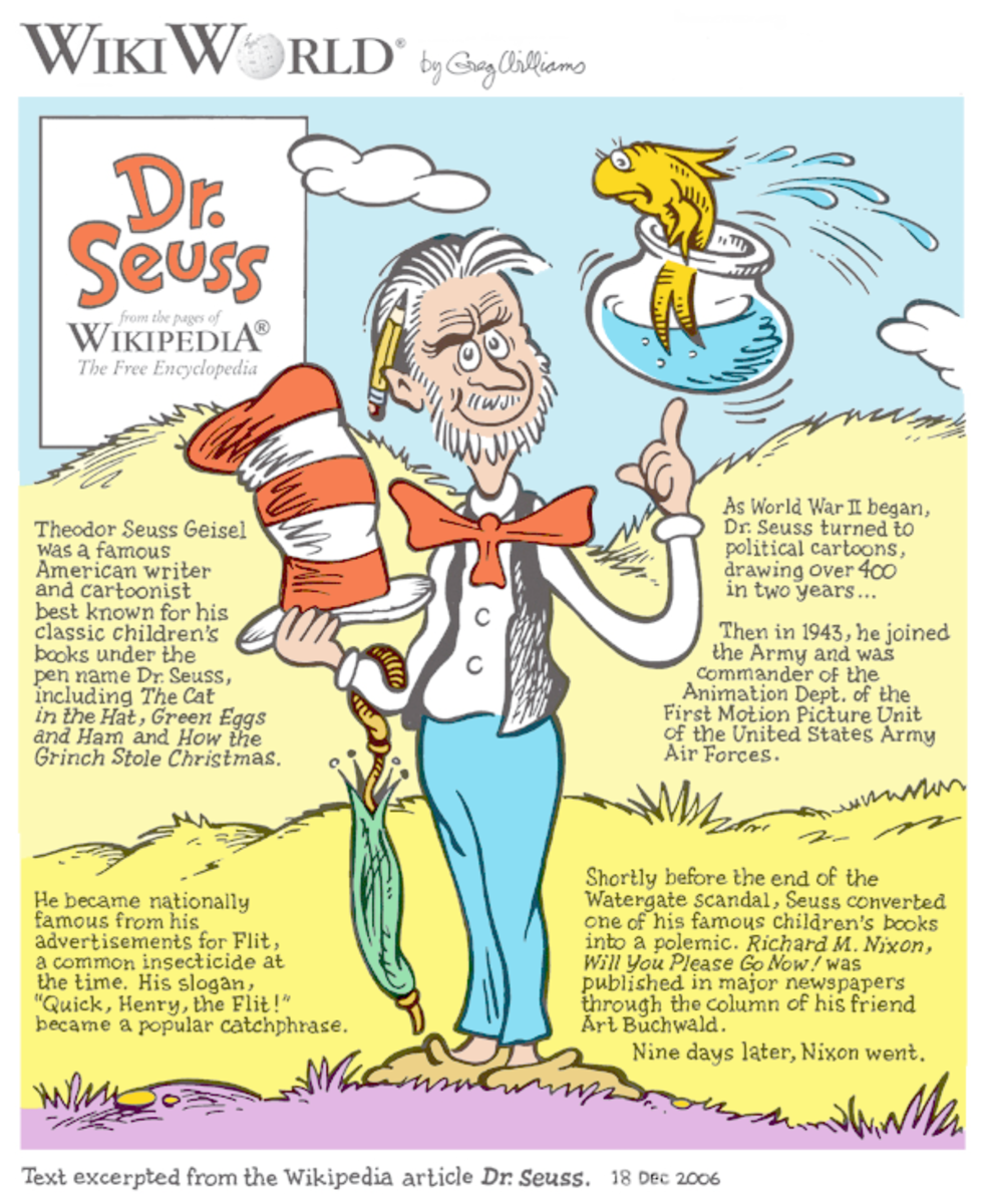 Dr. Seuss, in short.