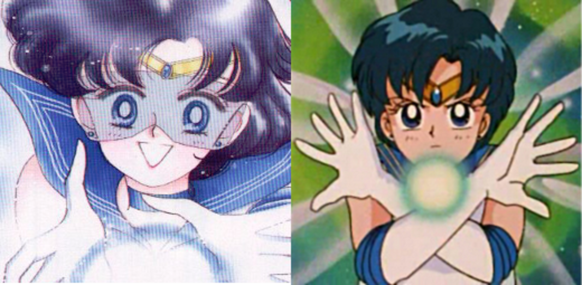 Sailor Mercury has many water-based attacks throughout the series, the first is a freezing mist.