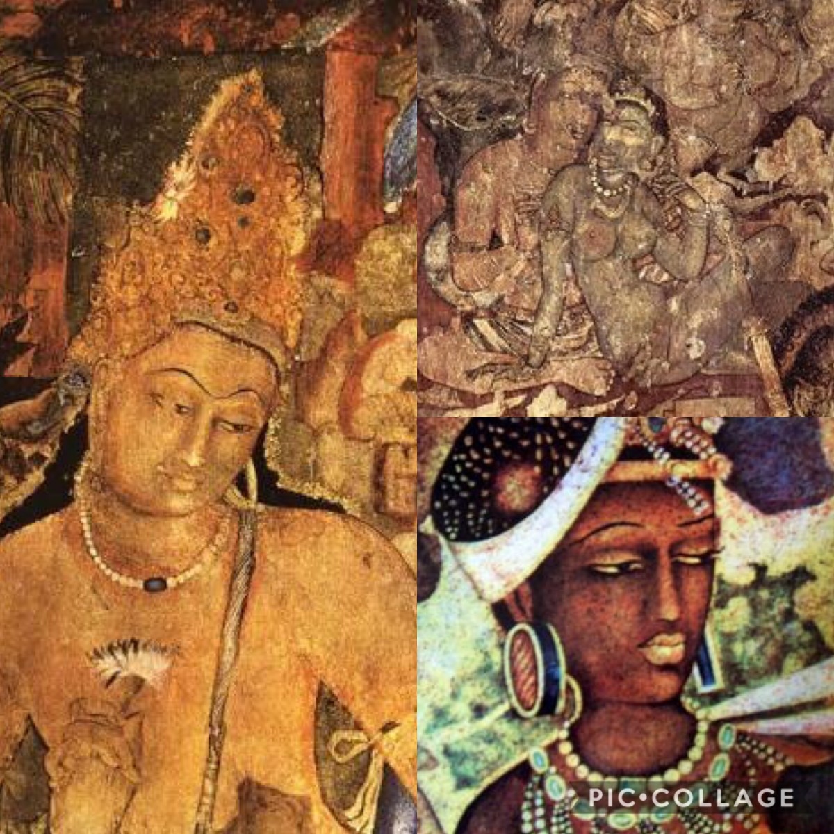 The World famous Paintings of Ajanta caves