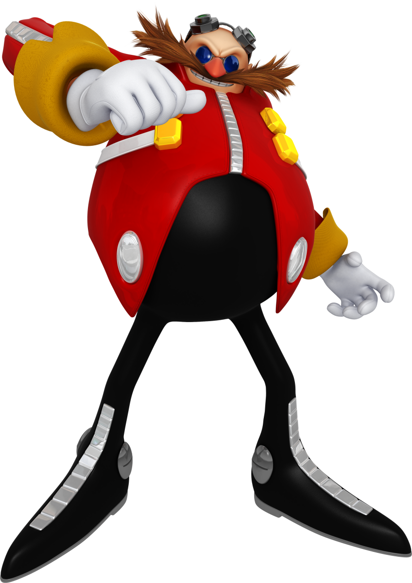 Doctor Eggman as he appeared in nearly every game sense Sonic Adventure.