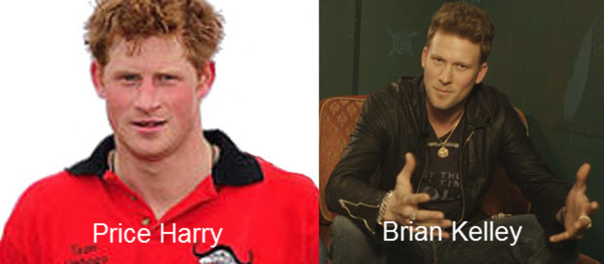 Prince Harry and Brian Kelley