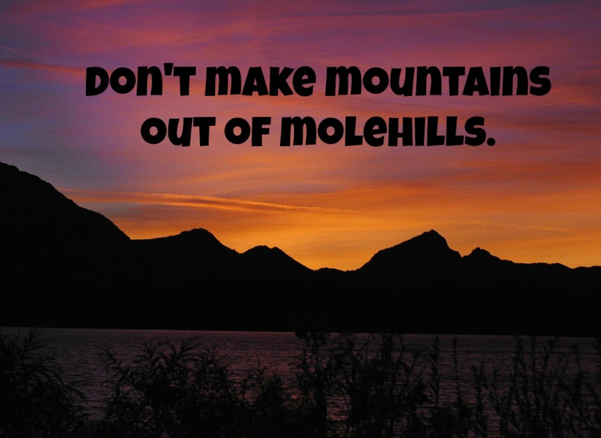 A mountain out of a molehill