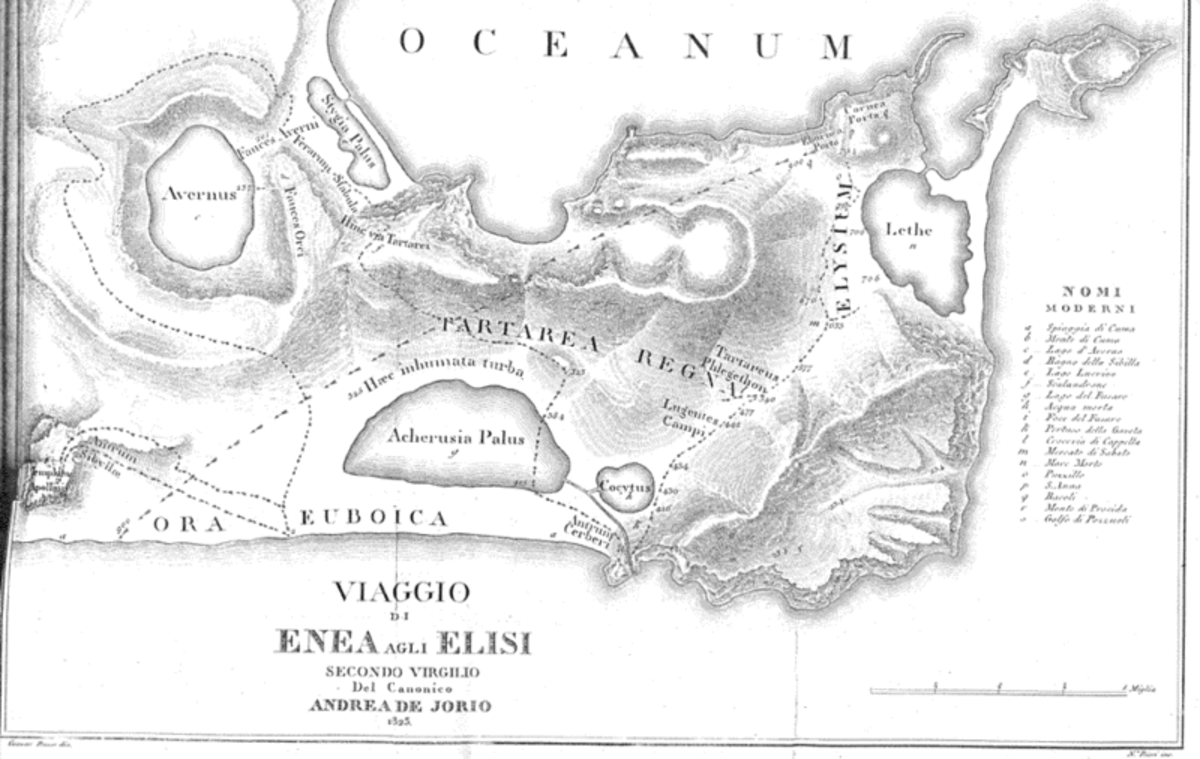 Map of Virgil's Underworld, from Andrea de Jorio PD-life-100