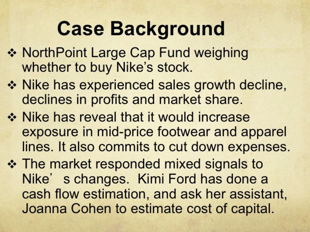 Nike, Inc.: Cost of Capital