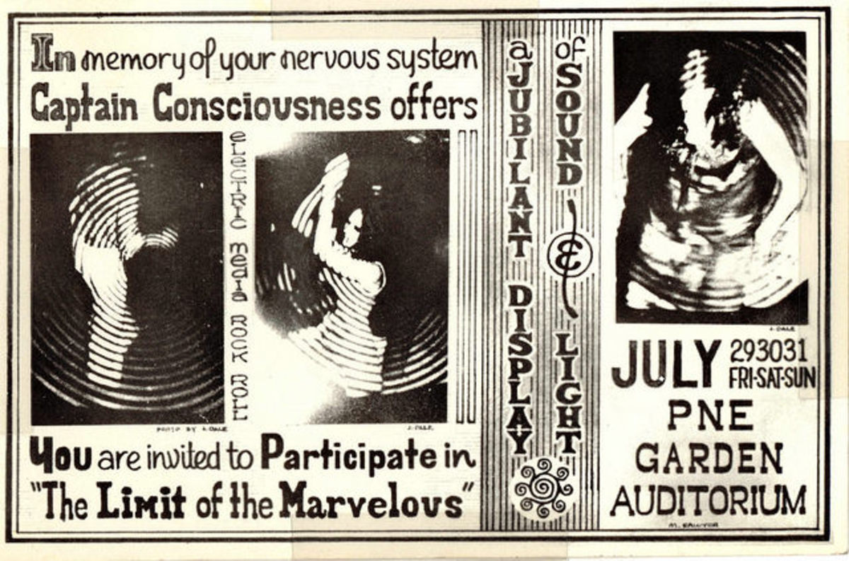 The Grateful Dead, Jefferson Airplane & Quicksilver Messenger Service "Acid Test" Trips Festival Ticket for the Three Day Event PNE Garden Auditorium (6 17/32” x 4 5/16”)