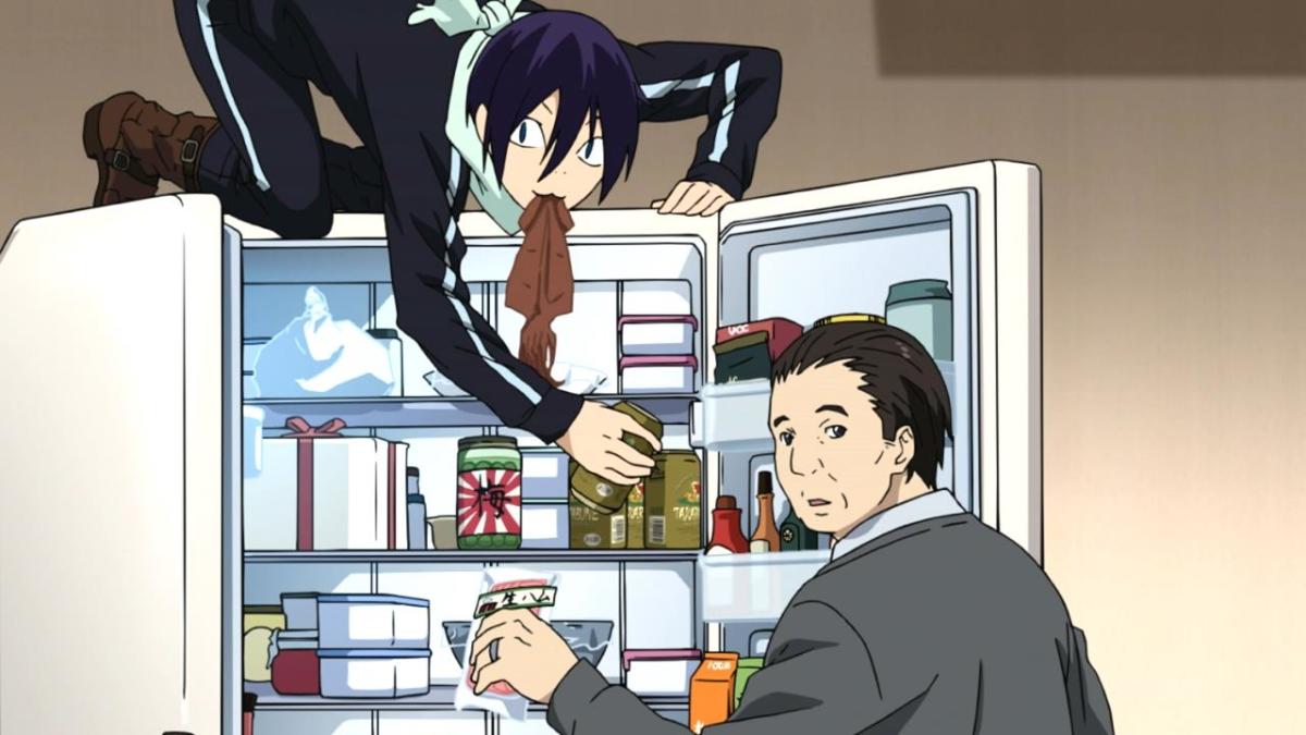 Yato portrayed as a cast in Noragami Episode 5.