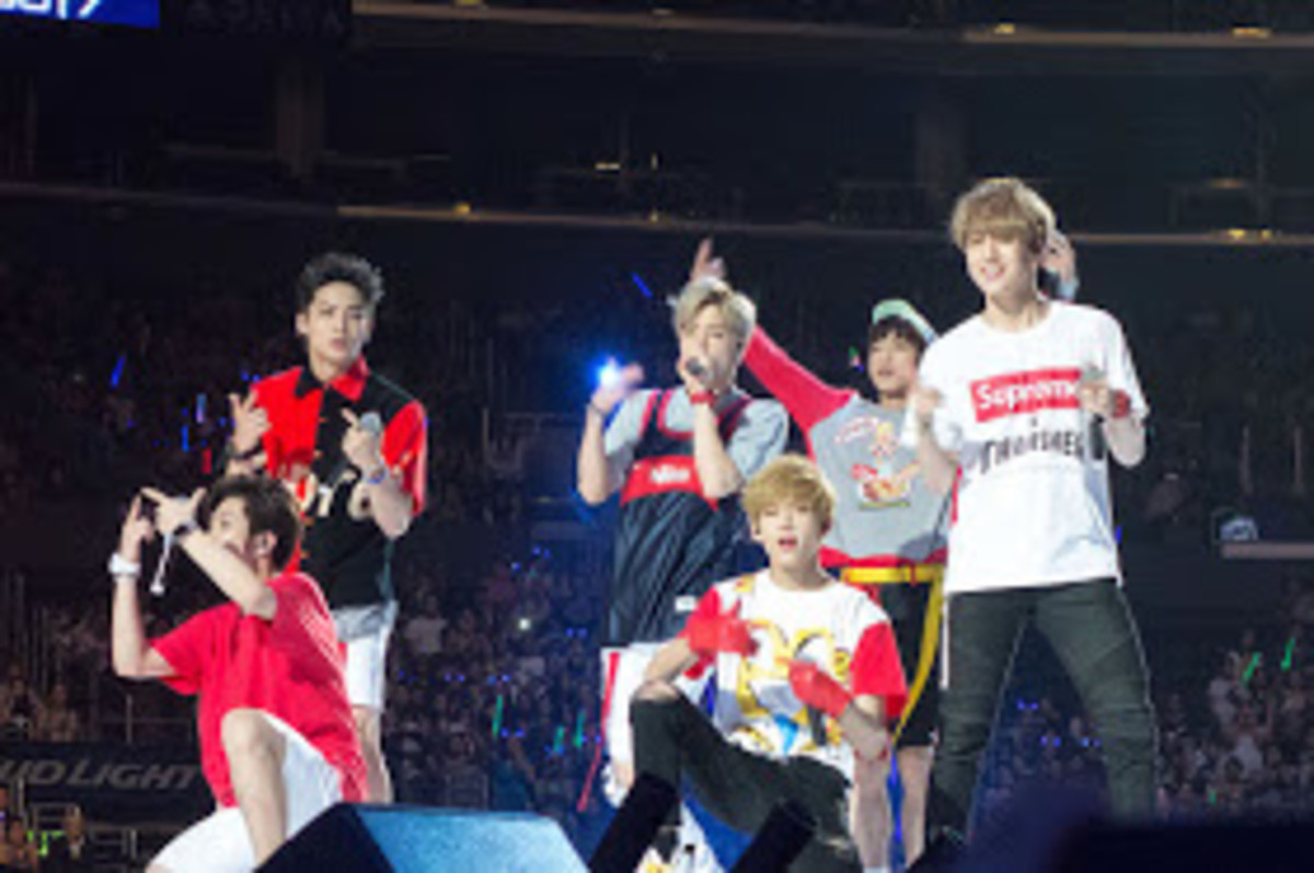 KCON 2015 Got7 on stage