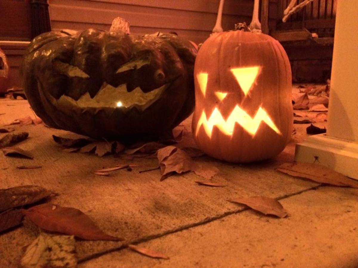 Carved by the author and his daughter (Halloween 2015)