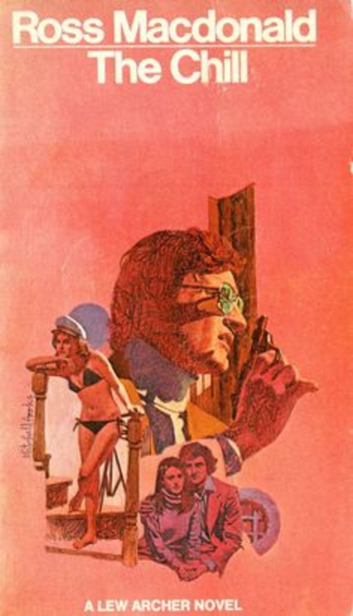 Cover to an early edition of The Chill by Ross Macdonald.