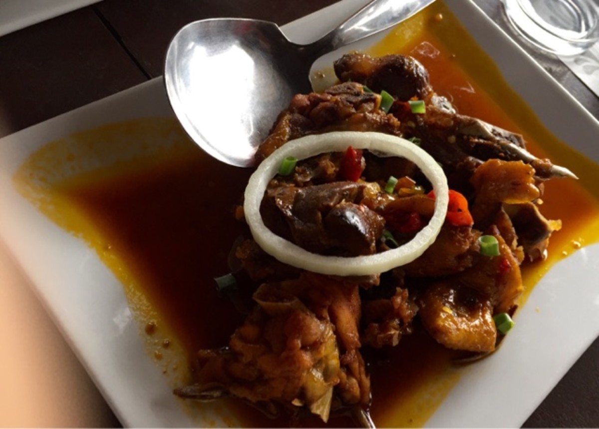 Spicy Chicken Adobo by Nanay Sela's Restaurant