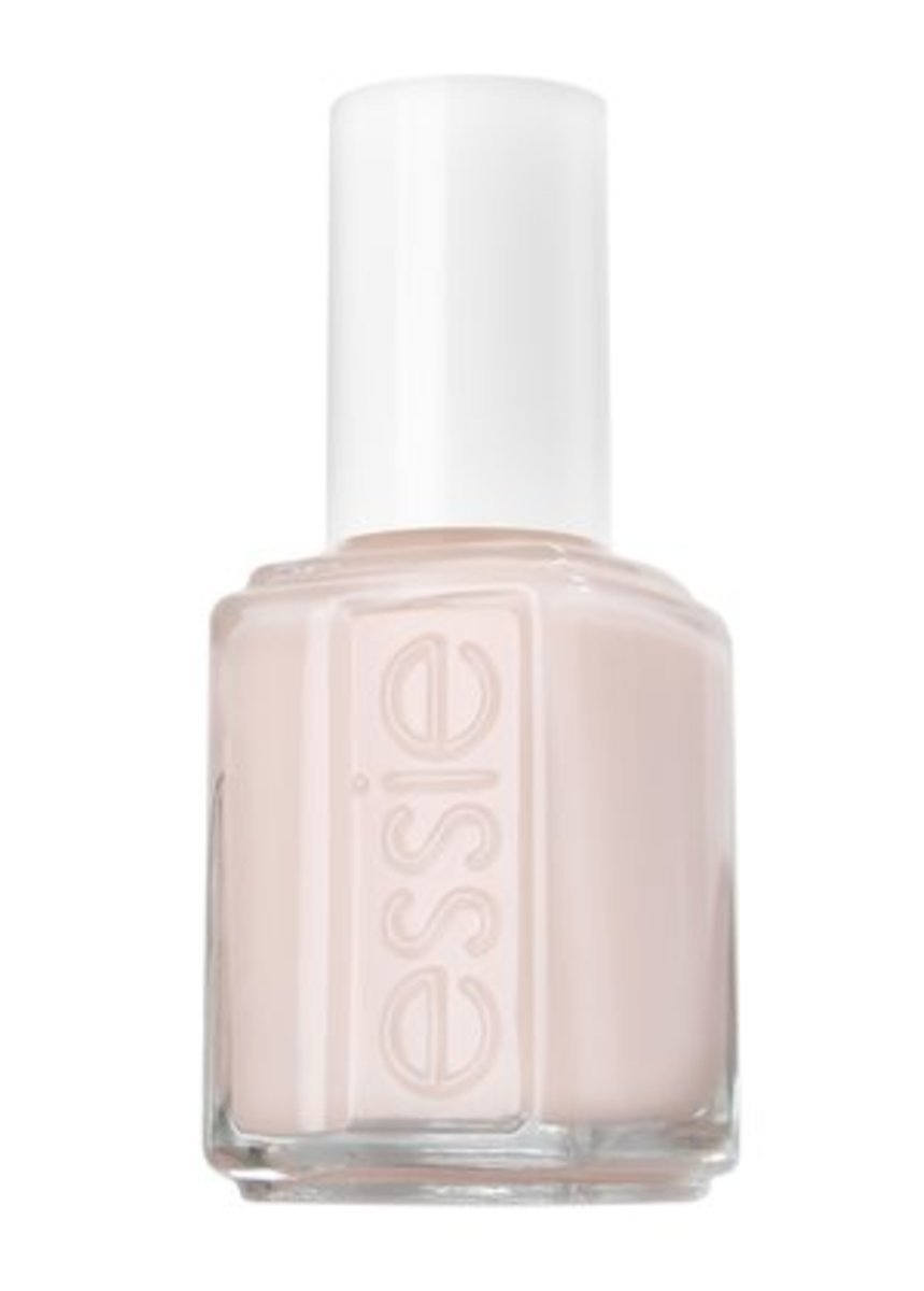 Essie’s “Ballet Slippers” sheer, pale pink polish  made by Essie Weingarten that costs $8 a bottle