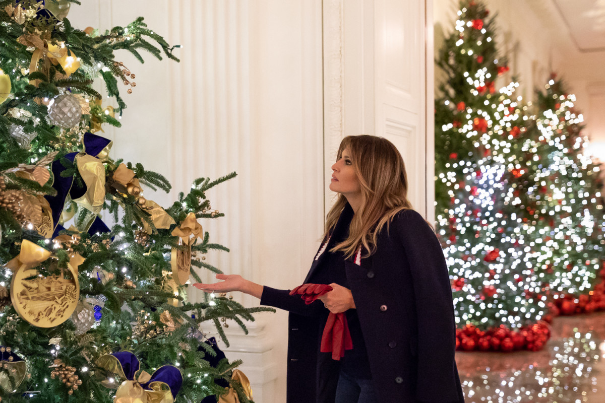 First Lady Melania Trump - Ready for Christmas in the White House
