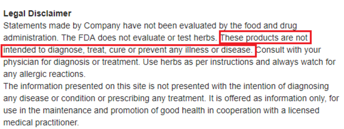 Legal Disclaimer from ZetaClear. A topical treatment that is not meant to treat your condition. That is pretty ironic.
