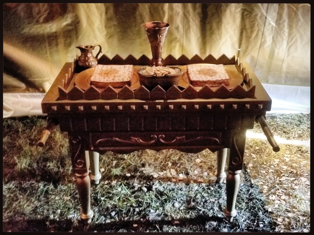 The Table of Bread represents the Communion Table.