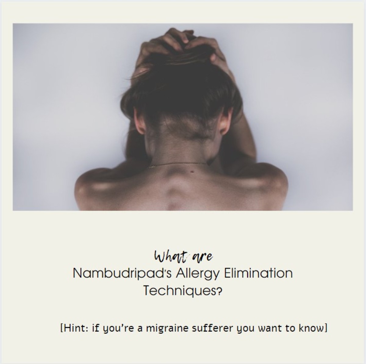 How I Got Rid of My Debilitating Migraines Forever With NAET