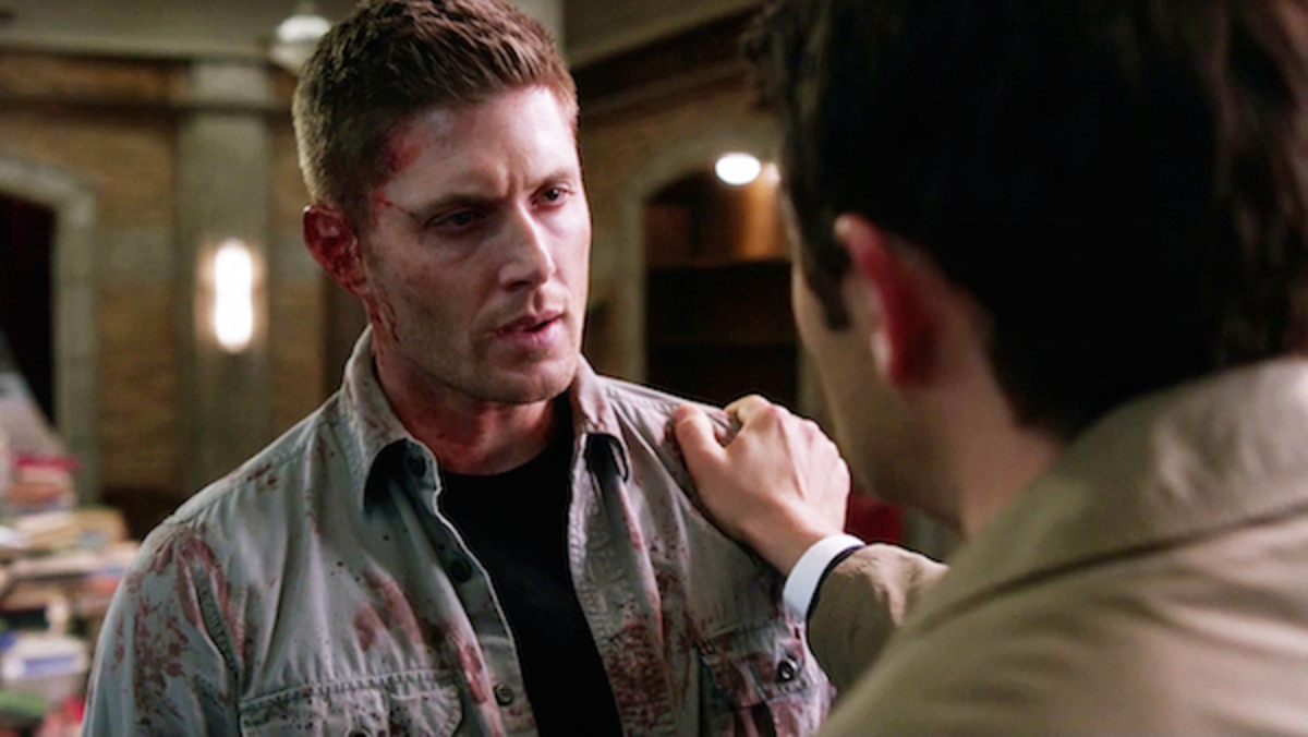 Dean Winchester facing Castiel, Supernatural, season 10 episode 22 'The Prisoner'
