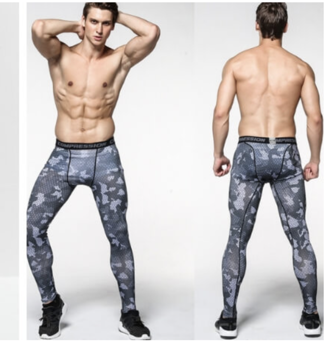 Leggings can also be sporty and masculine