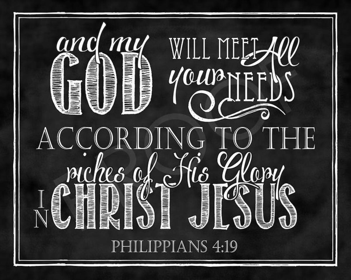 Philippians 4:19 Is Often Misquoted and Misinterpreted: It Is Not For ...