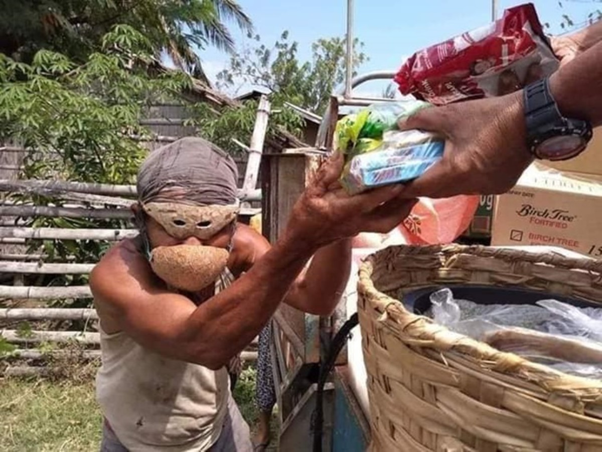 A Pandemic Idea: Coconut Shell Made Into a Facemask, a Unique Way of Maximizing Availability of Materials