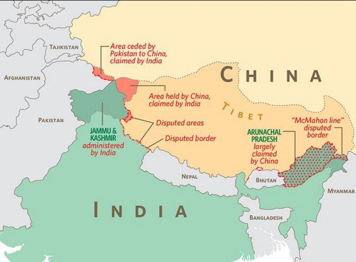 граница китая и индии