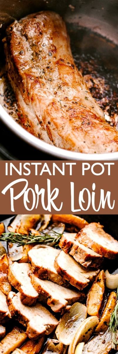 Instant Pot Pork Loin by diethood.com could by your next mouthwatering keto dinner