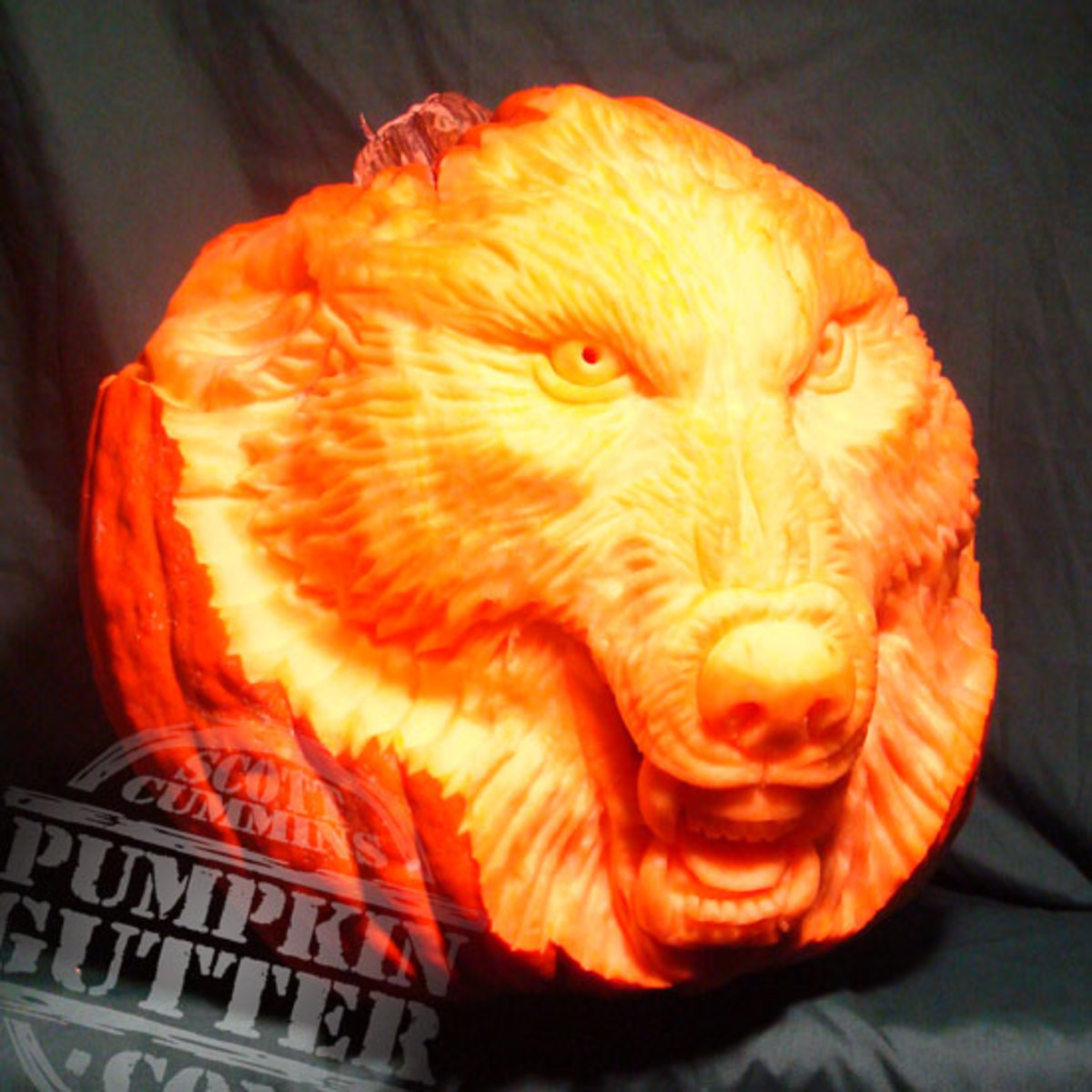 Wolf pumpkin