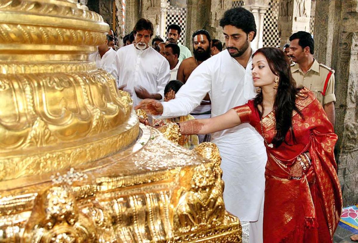 Aishwarya Rai with husband