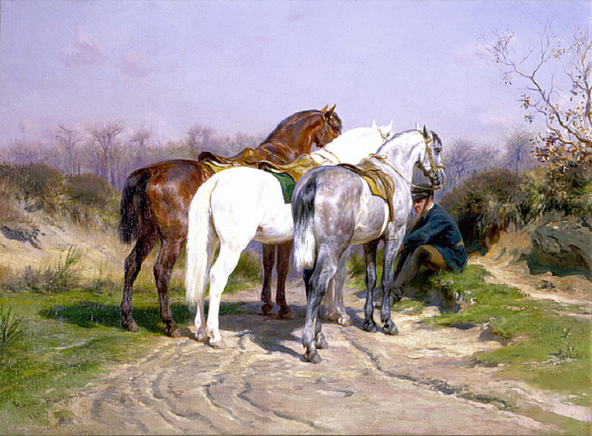Currently on view at the St Louis Art Museum, this is a good example of Rosa Bonheurs skill at depicting horses.