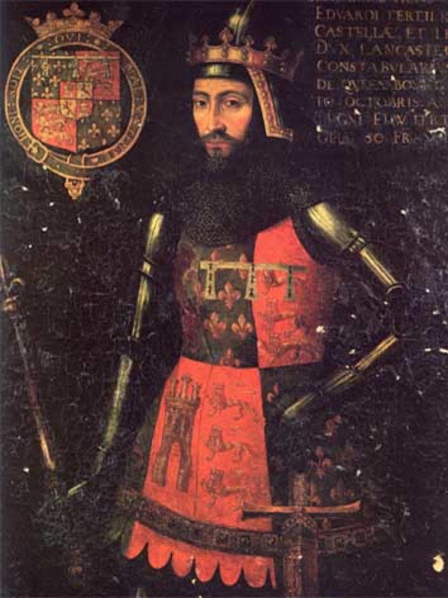 A portrait of John of Gaunt, thought to be by Luca Cornelli.