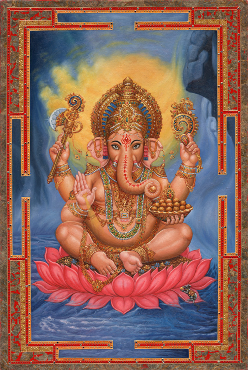 Lord Ganesh Candle Spell For Success and his Removing Obstacles Mantra