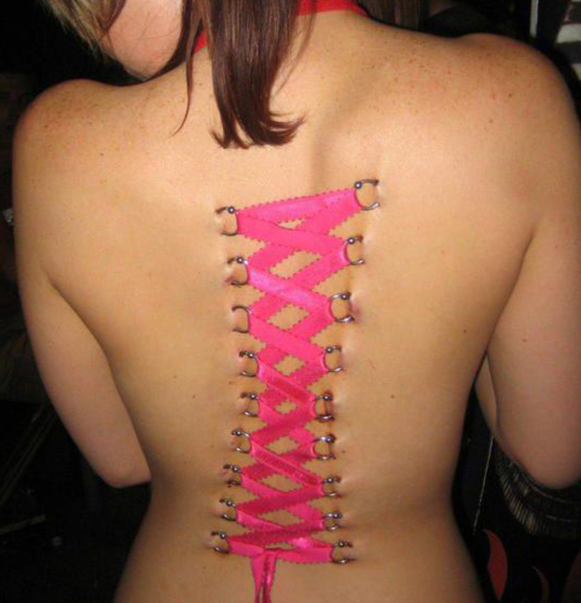 back corset piercing