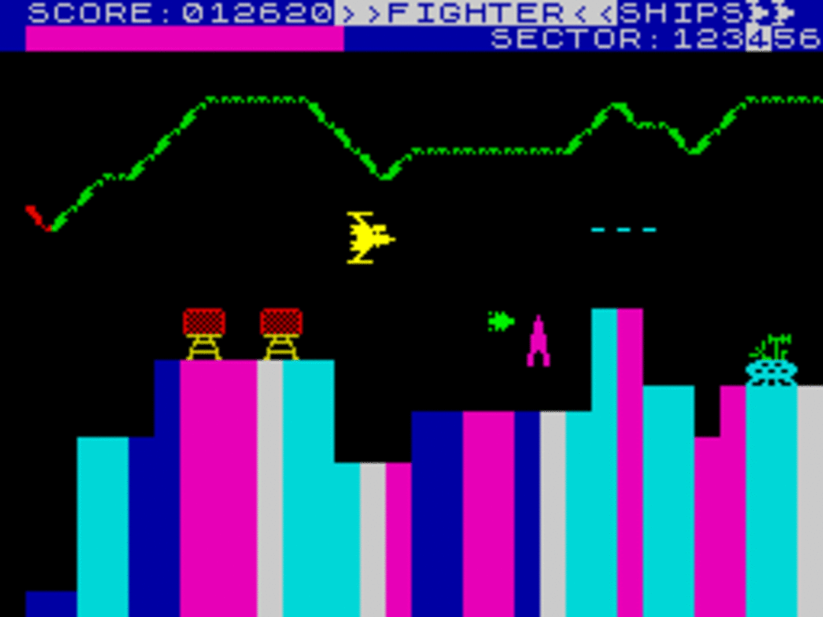 Cavern Fighter on the ZX Spectrum